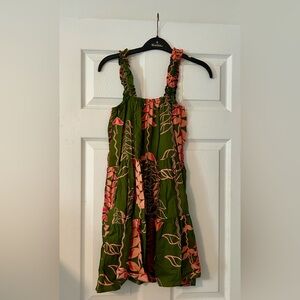 NWT Manuhealii girls Heliconia print dress, size XL
